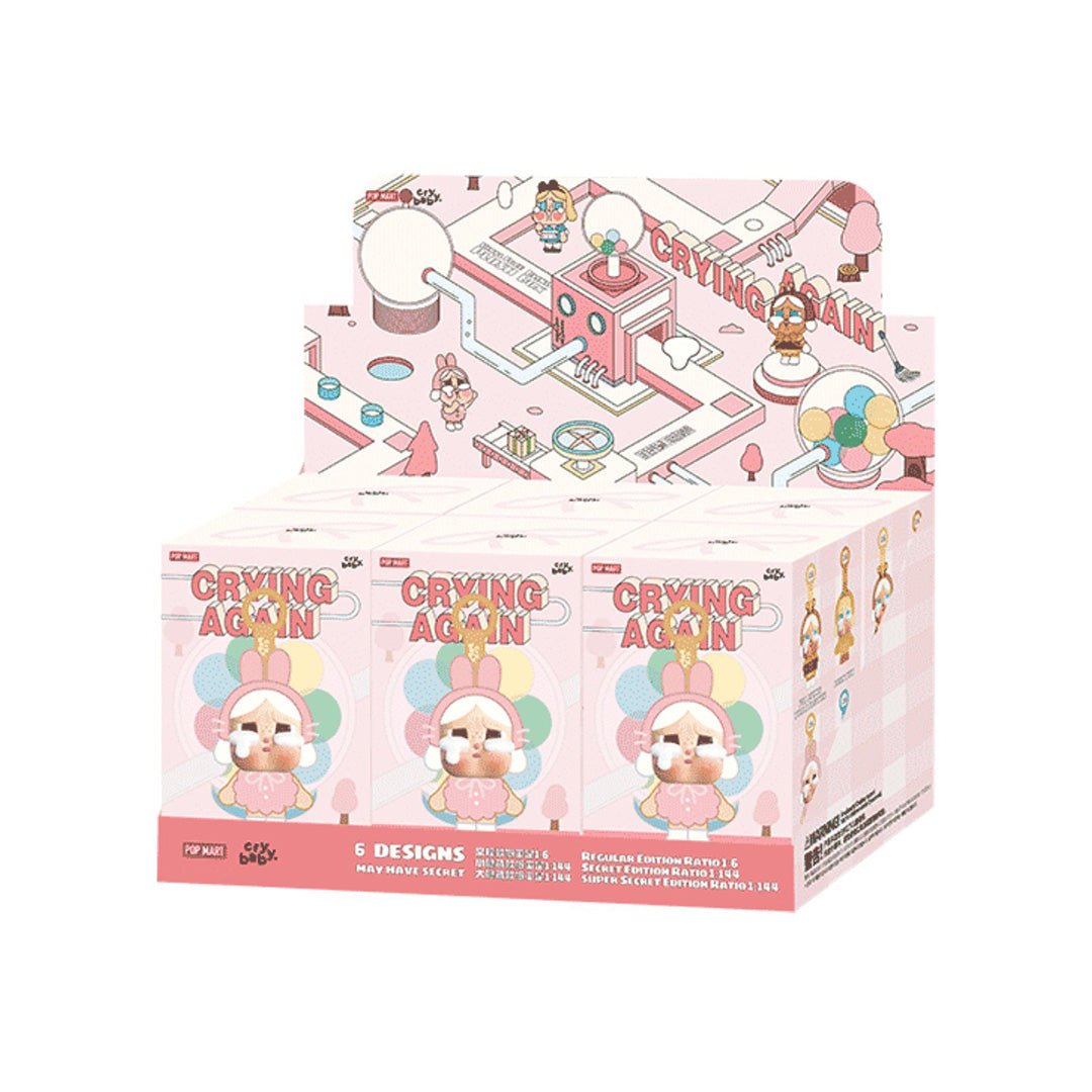 POP MART CRYBABY CRYING AGAIN SÜRPRİZ KUTU SERİSİ YÜZ PELUŞ FİGÜR - Termos Türkiye -