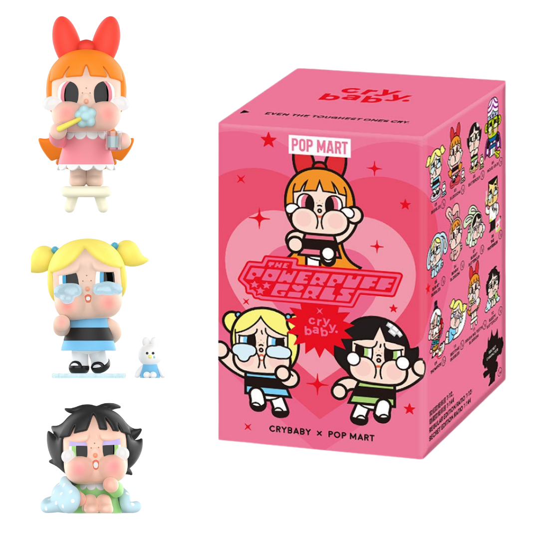 POP MART CRYAGAIN CRYBABY x POWERPUFF GRILS SÜRPRİZ KUTU SERİSİ