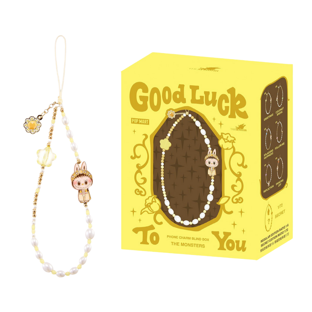 POP MART LABUBU THE MONSTERS GOOD LUCK TO YOU TELEFON AKSESUARI SÜRPRİZ KUTU SERİSİ
