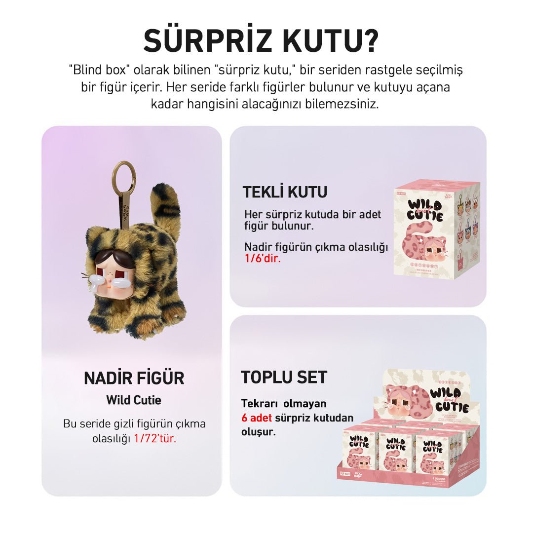 POP MART CRYBABY WILD BUT CUTIE SÜRPRİZ KUTU SERİSİ - Termos Türkiye - Figüran