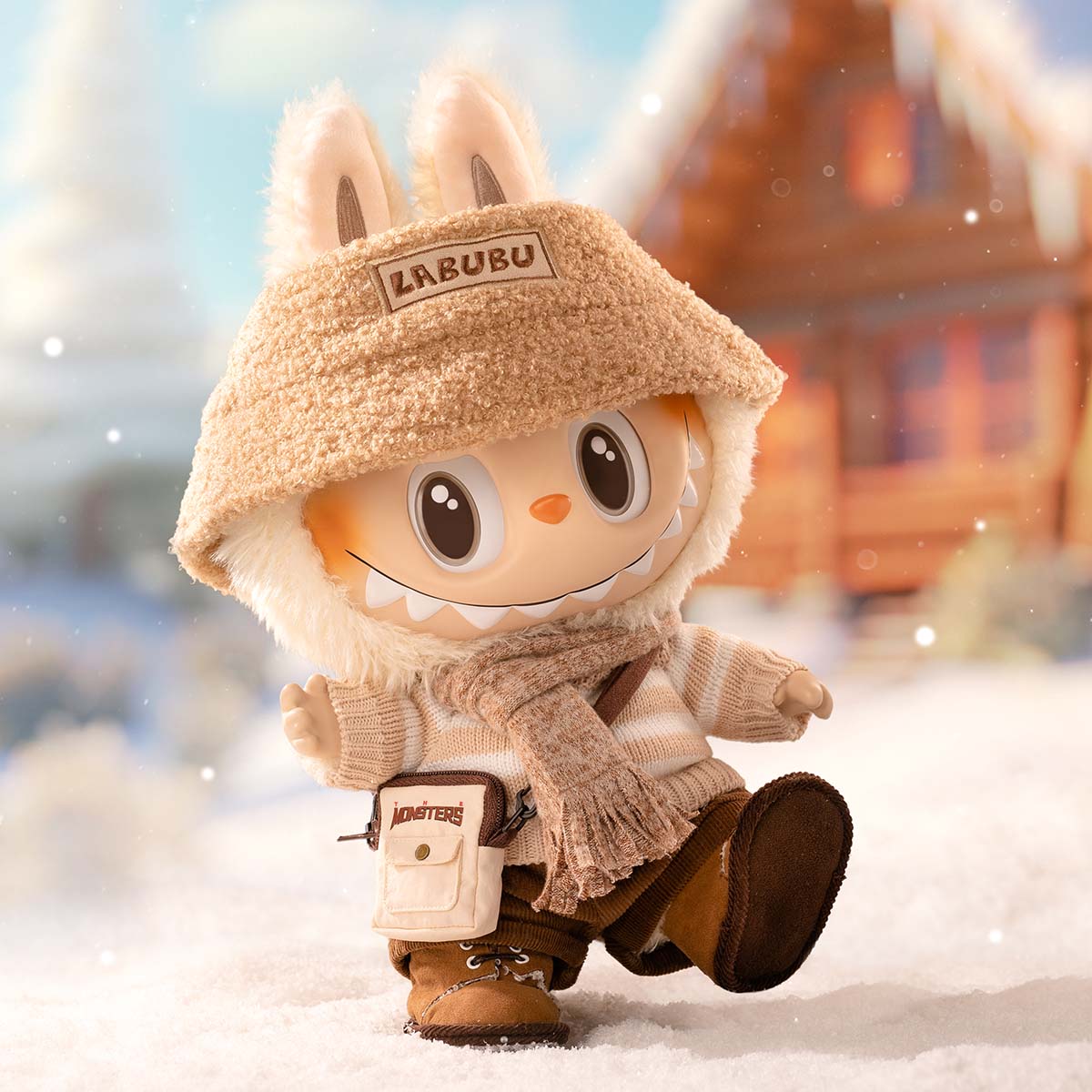 POP MART LABUBU THE MONSTERS DRESS BE LATTE VINYL PELUŞ BEBEK - Termos Türkiye - 