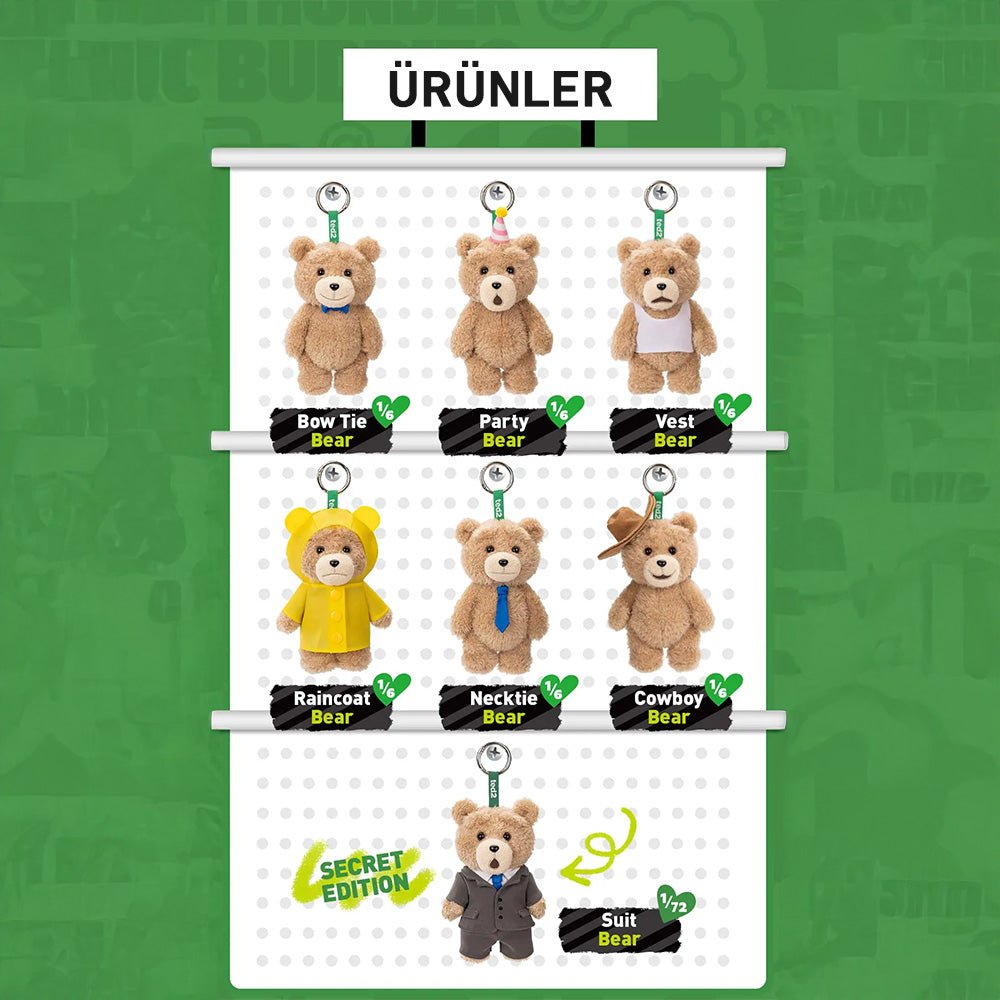 POP MART TED2 TEDDY BEAR ACTION SÜRPRİZ KUTU SERİSİ - Termos Türkiye - 