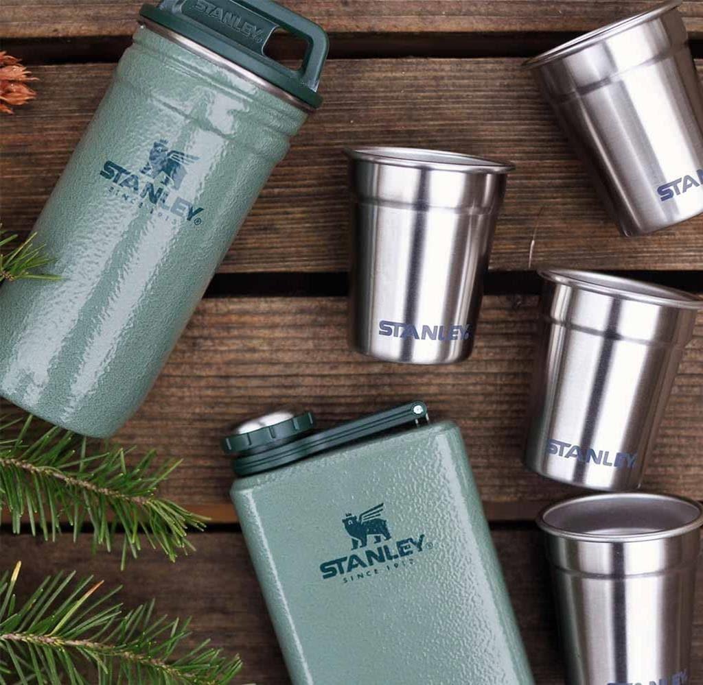 STANLEY ADVENTURE MATARA + SHOT BARDAK SET (ÇELİK) - Termos Türkiye - 